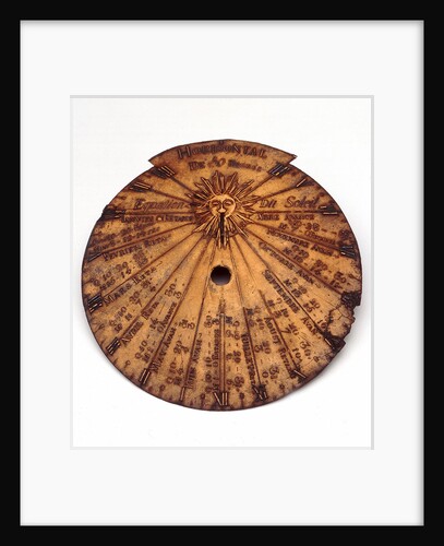 Horizontal dial by Unknown