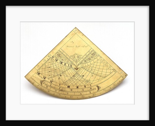Obverse of Gunter quadrant by unknown