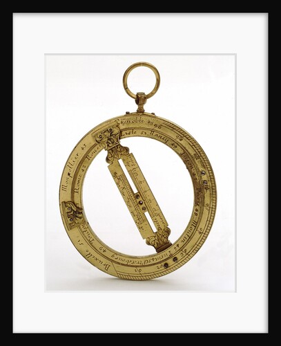 Universal equinoctial ring dial by Jean Baptiste Nicolas Delure