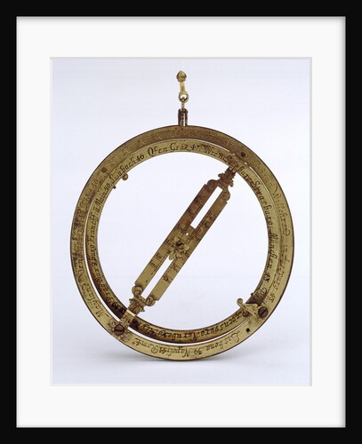 Universal equinoctial ring dial by Johann Matthias Willebrand