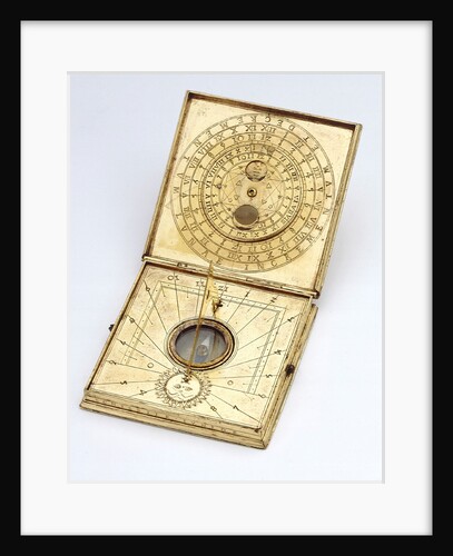 Diptych dial, leaves Ib and IIa by Christopher Schissler Junior