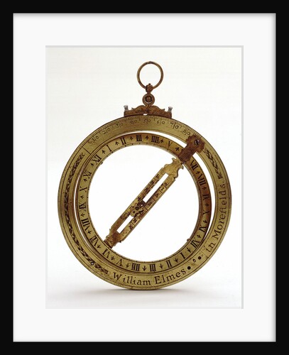 Universal equinoctial ring dial by William Elmes