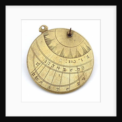 Vertical disc dial by unknown
