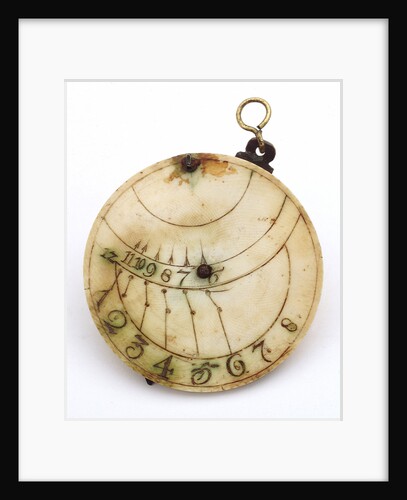 Vertical disc dial by unknown