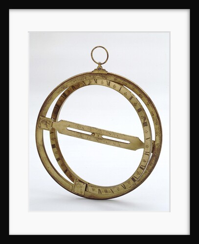 Universal equinoctial ring dial by Edmund Culpeper