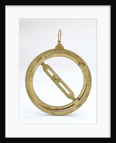 Universal equinoctial ring dial by Joseph Linnell