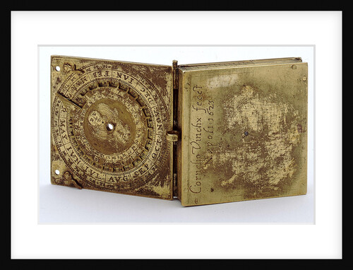 Astronomical compendium, outside face by Cornelio Vinch