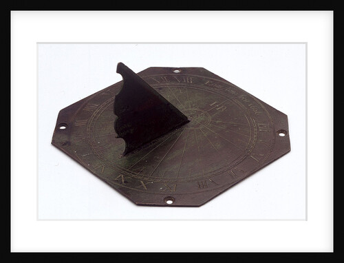 Horizontal pedestal dial by Elias Allen