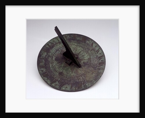 Horizontal pedestal dial by Thomas Wright