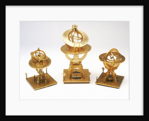 Universal equinoctial armillary dial by Mathias Hauser