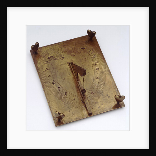 Horizontal dial by Franz Jakob Knittl