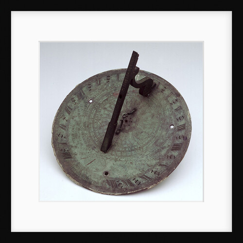 Horizontal pedestal dial by Richard Glynne