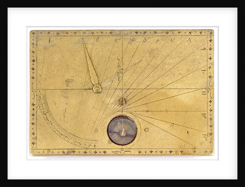 Horizontal dial by Unknown