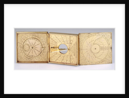 Astronomical compendium, leaves Ib, IIa and IIIb by Christoph Schissler