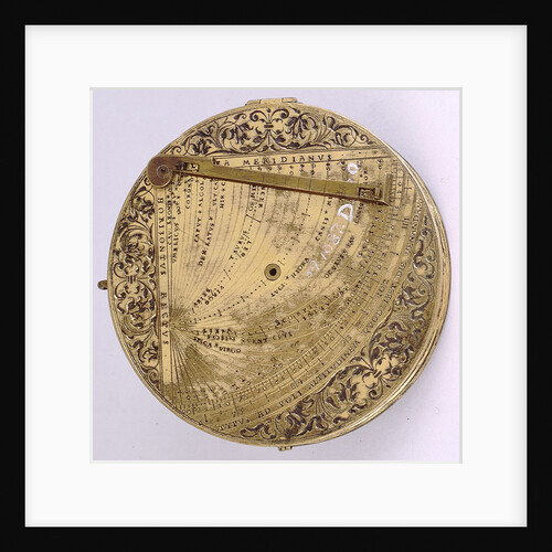 Astronomical compendium, leaf Ia by Christoph Schissler
