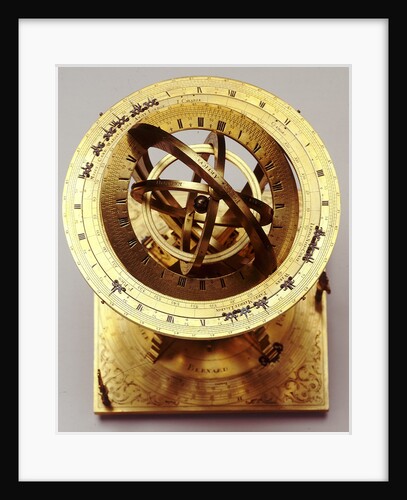 Universal equinoctial armillary dial by Mathias Hauser