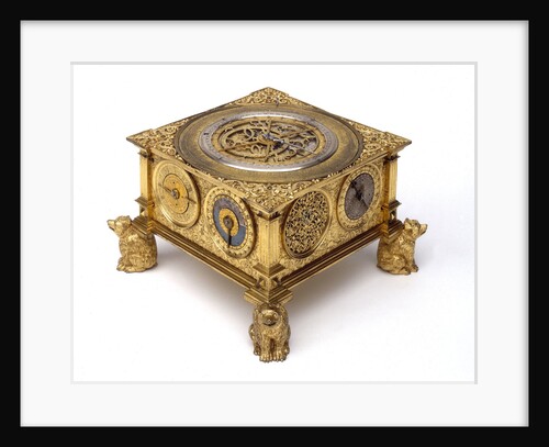 Table clock by Caspar Buschmann