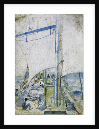 Rescued Africans on deck of  HM Sloop 'Albatross' (1845) by Francis Meynell