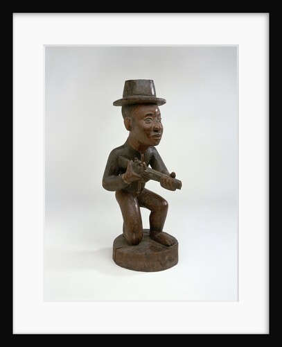 Carving of European sailor, Congo, mid 18th century. by unknown
