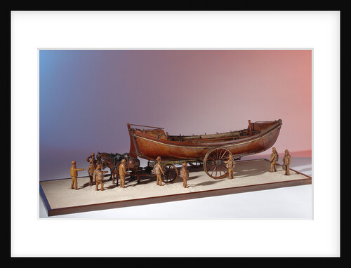 'Mariner's Friend', scenic model with figures, horses and carriage by H. J. Pope