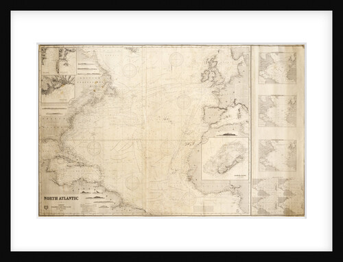 Chart of the North Atlantic Ocean by James Imray & Son; James Imray
