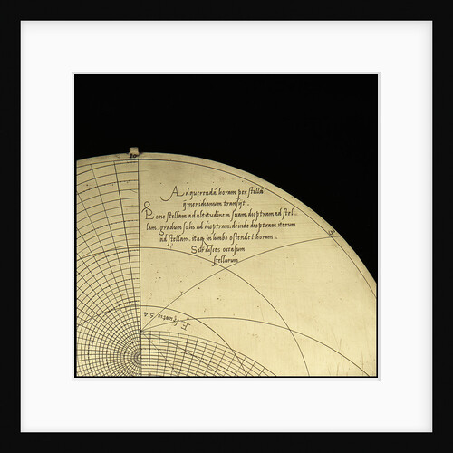 Astrolabe: inscription on plate for 51 by Michael D. Piquer