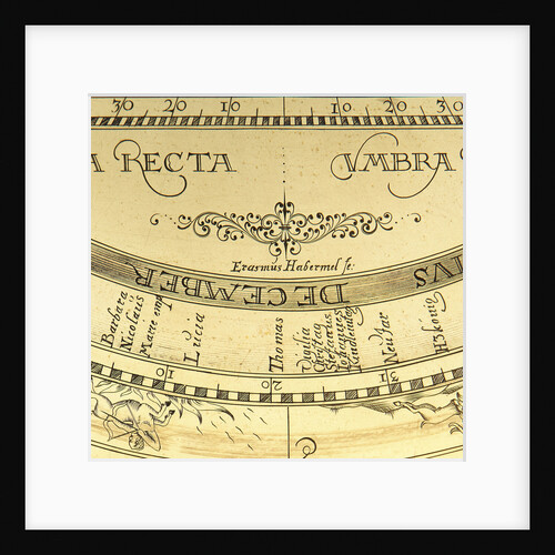 Astrolabe: signature by Erasmus Habermel