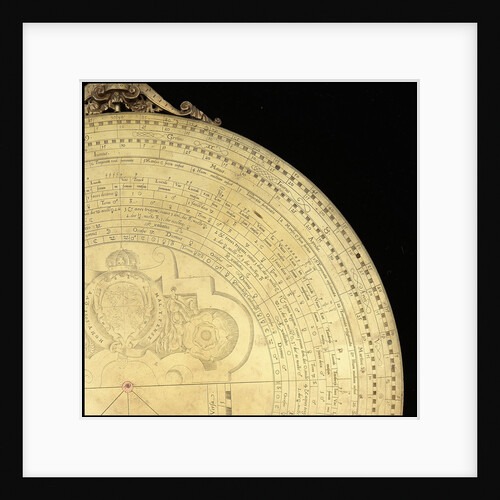 Astrolabe: detail obverse by Thomas Gemini