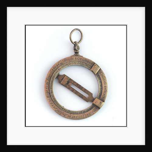 Universal equinoctial ring dial by Elias Allen