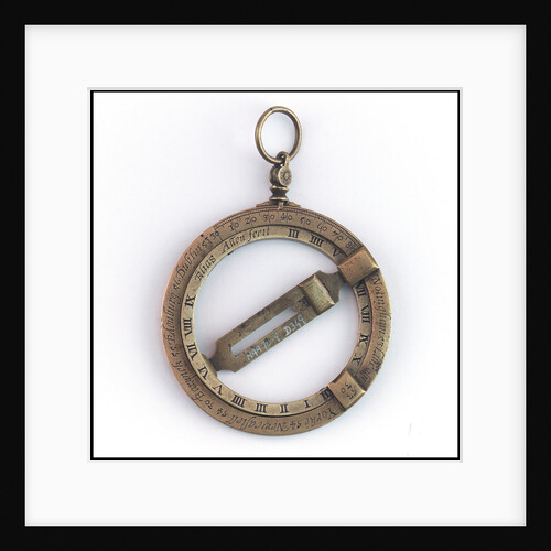 Universal equinoctial ring dial by Elias Allen