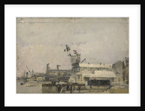 Study for A Jetty at Greenwich by Jesse Dale Cast