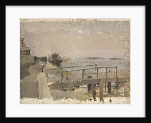 Study for A Jetty at Greenwich by Jesse Dale Cast