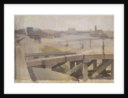 Study for A Jetty at Greenwich by Jesse Dale Cast