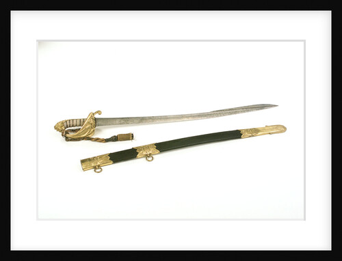 Solid half-basket hilted sword by Prosser