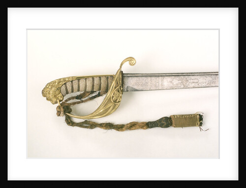 Solid half-basket hilted sword by Prosser