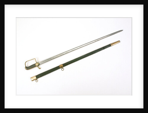 Straight stirrup hilted 'fighting' sword by Neck