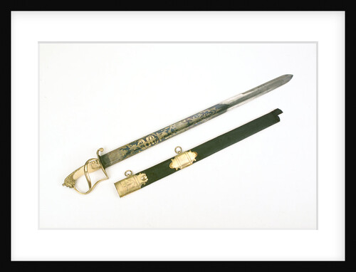 S-bar hilted sword by H. Osborn