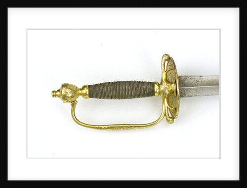 Small-sword said to have belonged to Sir William Hamilton (1730-1800). by Cullum
