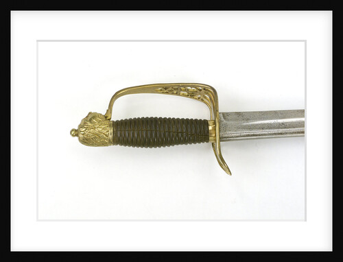 Slotted hilted sword by unknown