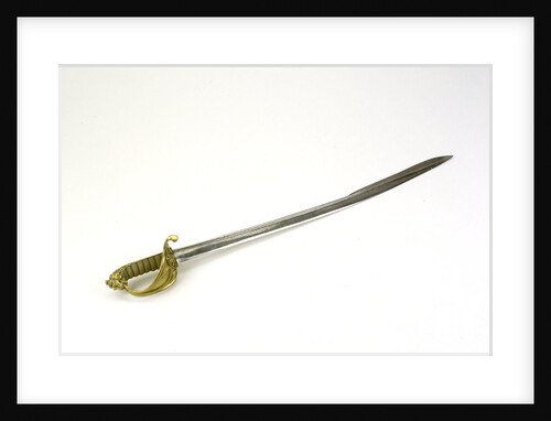 Solid half-basket hilted sword by Prosser