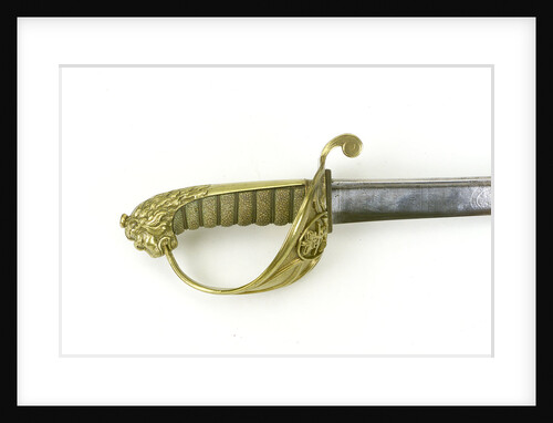 Solid half-basket hilted sword by Prosser