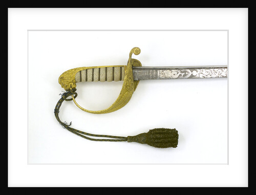 Presentation sword, which belonged to the Honourable Captain Robert Gore (1810-1854) by Dudley