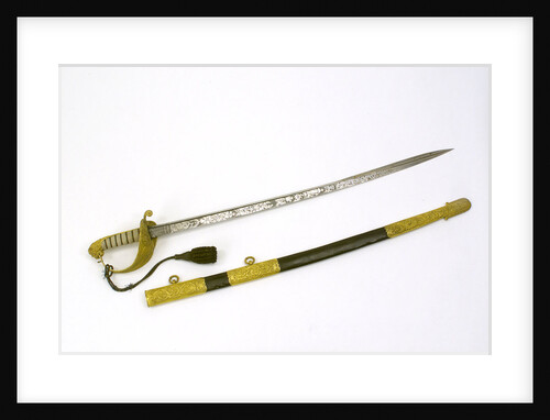 Presentation sword, which belonged to the Honourable Captain Robert Gore (1810-1854) by Dudley