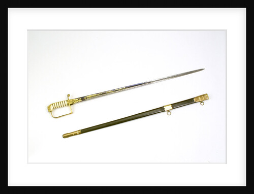 Straight stirrup hilted sword by Dudley