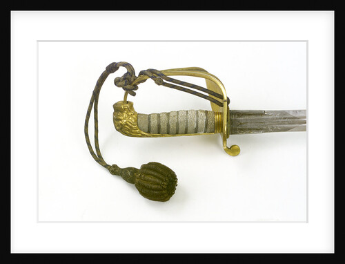Solid half-basket hilted sword by F. Highatt