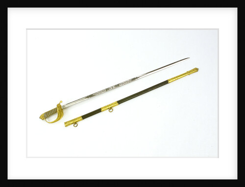 Solid half-basket hilted sword by Henry Wilkinson