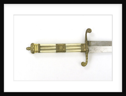Straight-bladed dirk by unknown