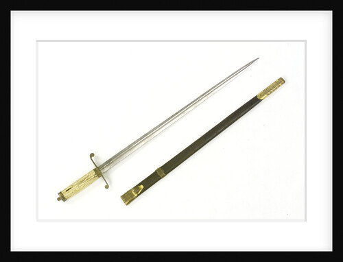 Straight-bladed dirk by unknown