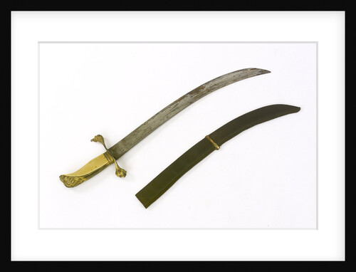 Curved bladed dirk by unknown