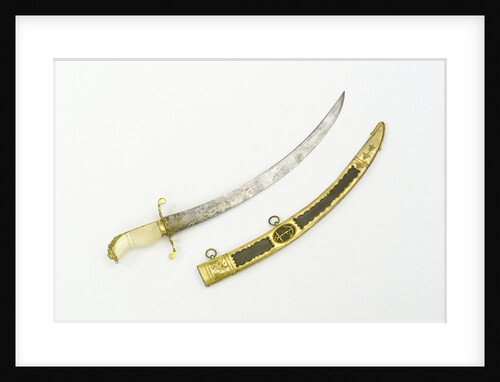 Curved bladed dirk by J. Salter